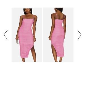 Revolve ruched body on midi
